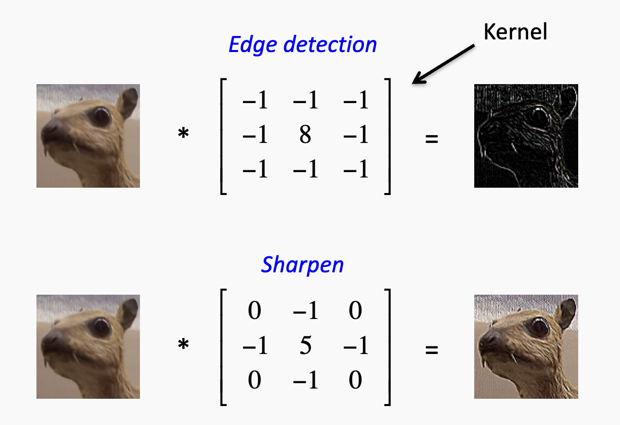 CNN filters example